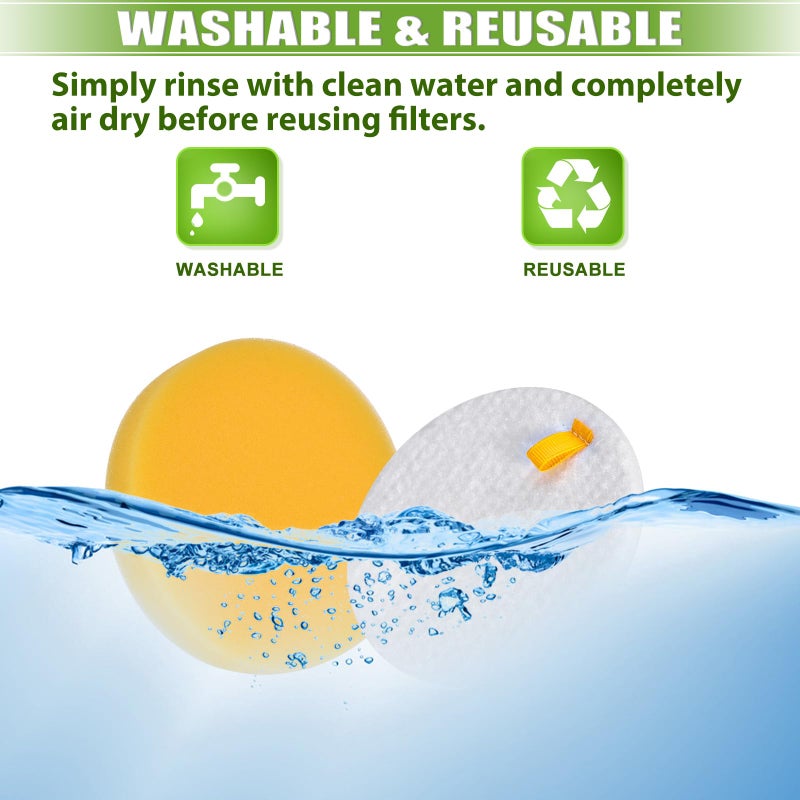 Innovaty 27909 1650 Filter Replacement Compatible with Bissell Pet Hair Eraser Turbo Pro/Plus Febreze 27909 1650 1650A 2281 2475 2790 2817 Vacuum, Replace to part 1606751 and 1603437 - Image 3